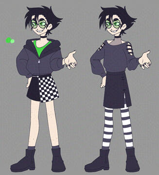 Small bundle (1 full body), +1 additional outfit, +Color, +Lineart ($100)